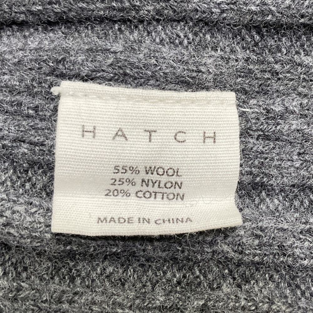 Hatch Ribbed Storm Grey Addie Polo Sweater Dress Size 1 - Picture 5 of 5